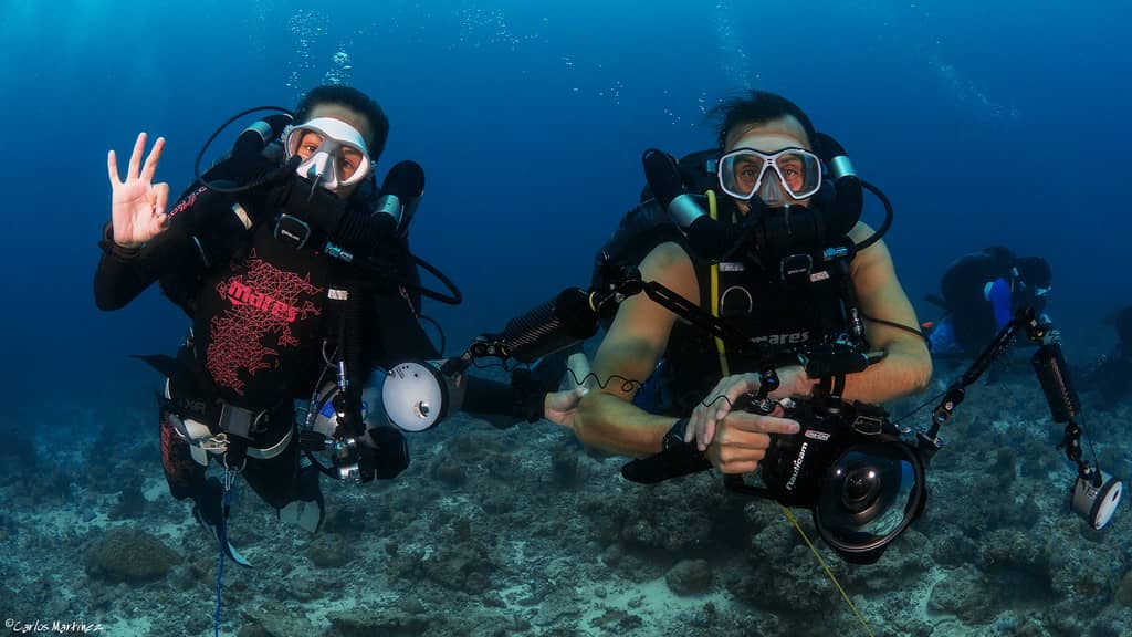Mares Horizon recreational diving in the Maldives