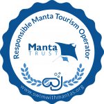 Swim with Mantas logo